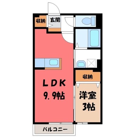 エターナル D棟の物件間取画像